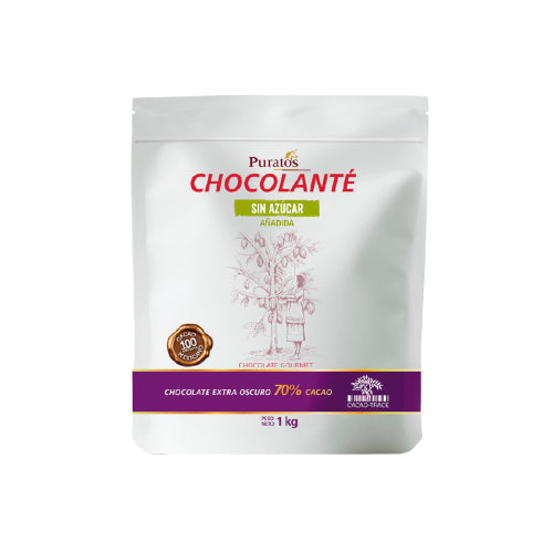 CHOCOLANTÉ EXTRA OSCURO SIN AZUCAR GOTAS 70% KILO
