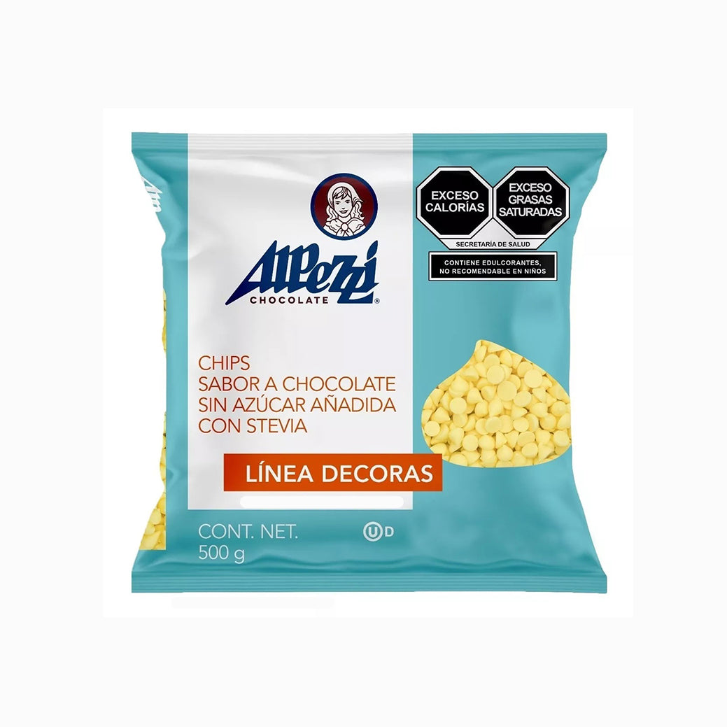 500 GR CHIPS ALPEZZI AMARILLO PASTEL SIN AZUCAR BOLSA