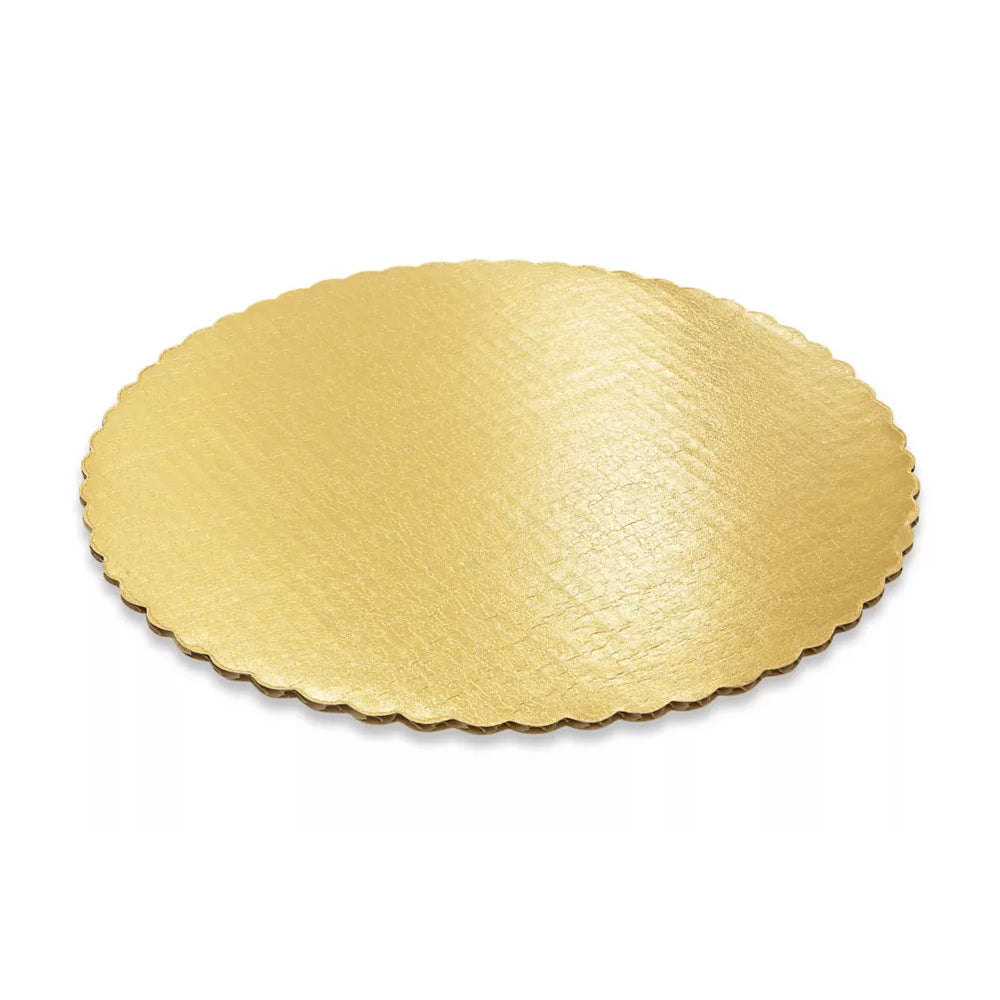 BASE DE CARTON PARA PASTEL ORO 25 CM PIEZA