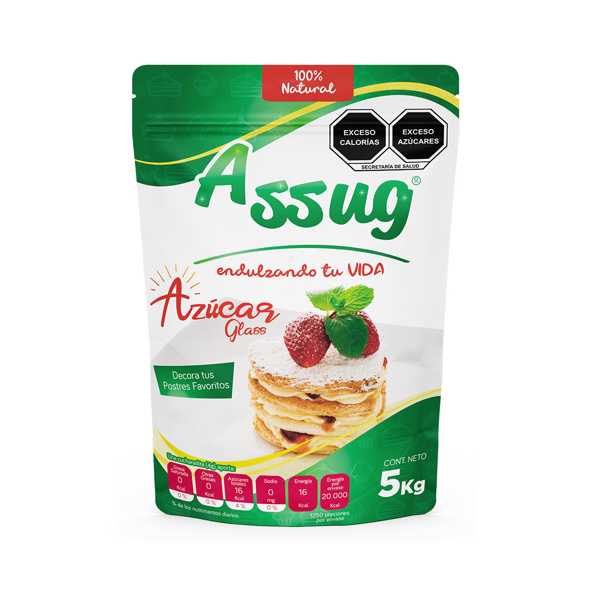 5 KG AZUCAR GLASS ASSUG 1ra BOLSA