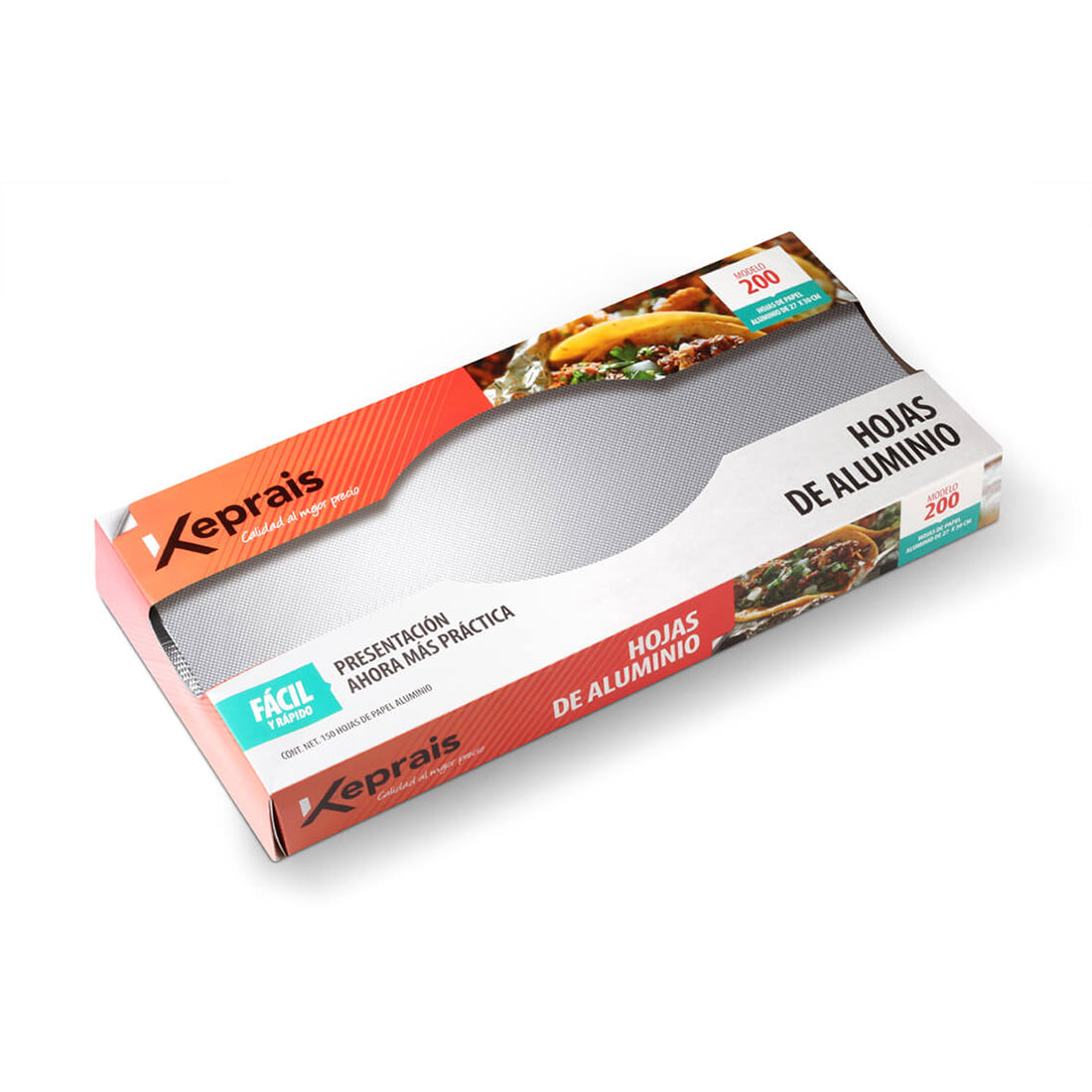 150 HOJAS ALUMINIO KEPRAIS PIEZA