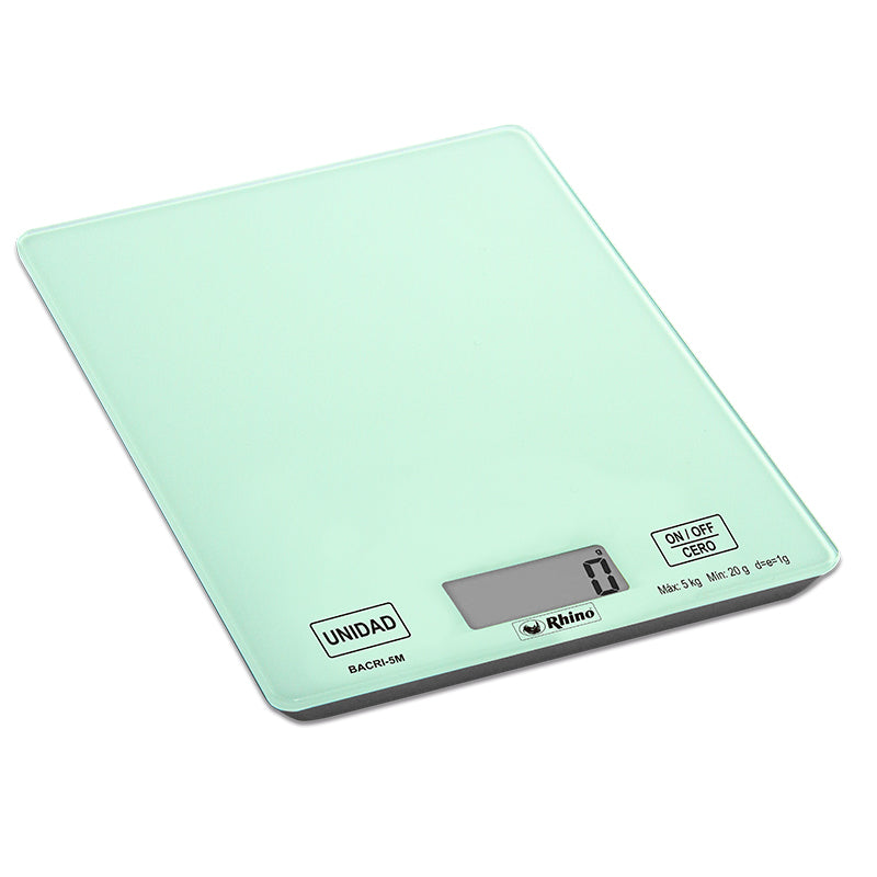 BASCULA PARA COCINA RHINO 5KG (BACRI-5M) PIEZA
