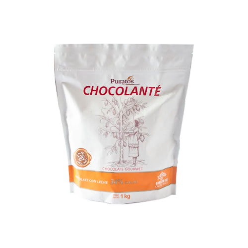 CHOCOLANTÉ LACTEO GOTAS 34% KILO