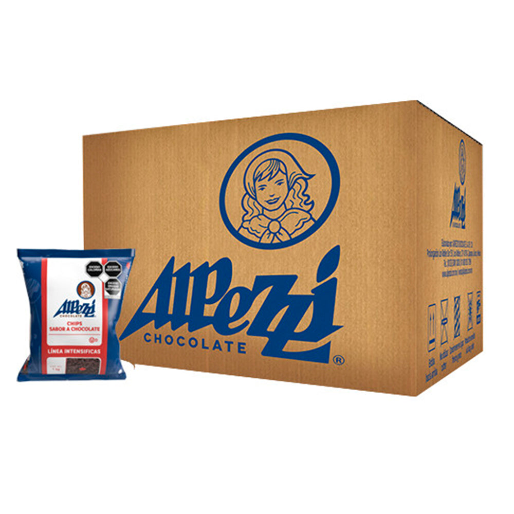10 KG CHIPS ALPEZZI SEMI AMARGA PREMIUM CAJA