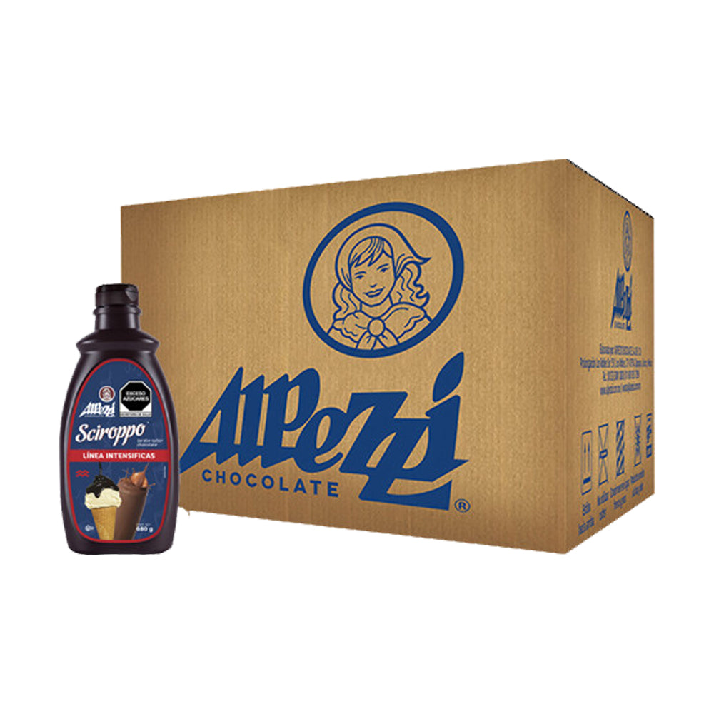 606GR/12PZ CHOCOLATE SCIROPPO LIQUIDO CAJA