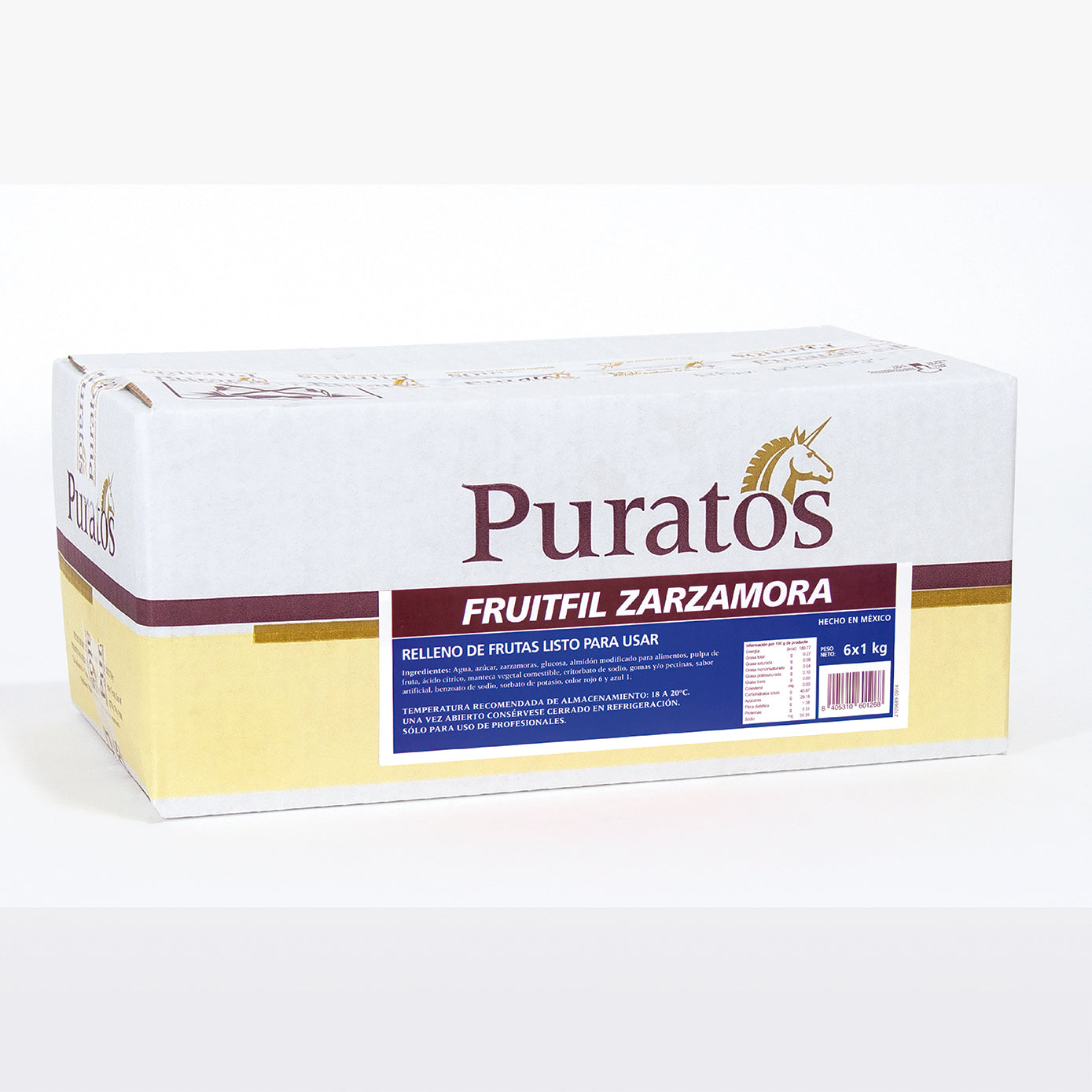 6 KG RELLENO PURATOS FRUITFIL ZARZAMORA CAJA
