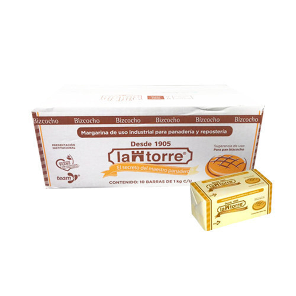 10 KG MARGARINA TORRE BIZCOCHO CAJA
