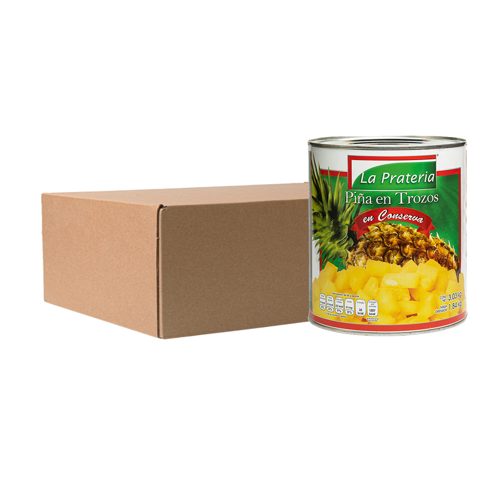 6PZ/3KG PIÑA TROZO LA PRATERIA CAJA