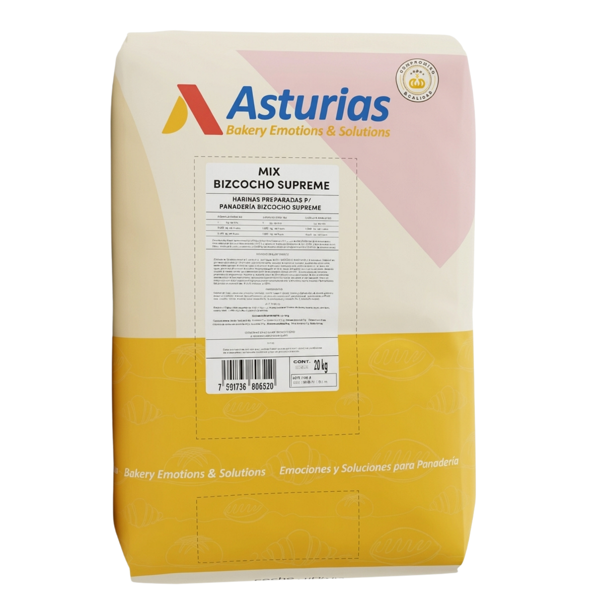 20 KG HARINA MIX BIZCOCHO ASTURIAS BULTO