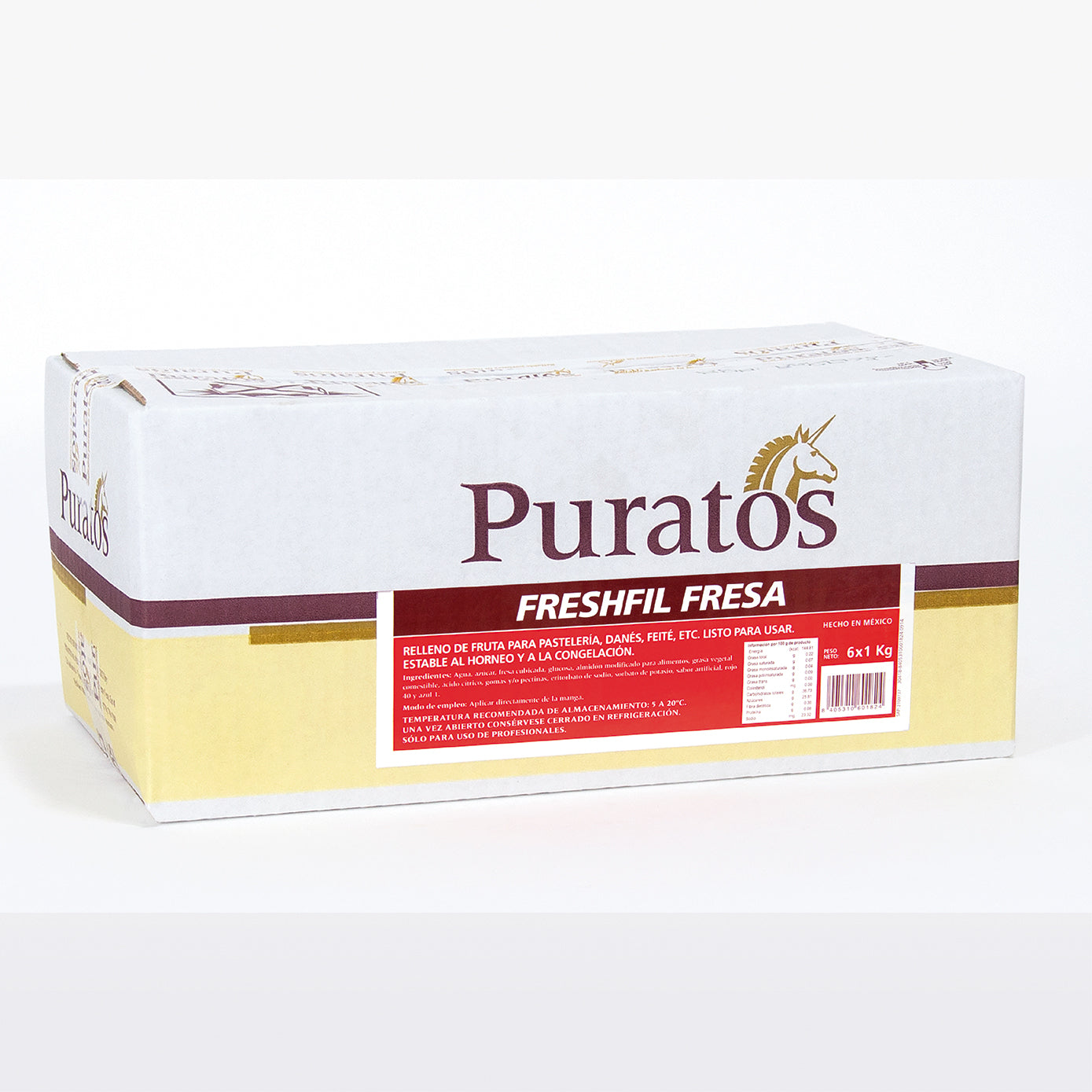 6 KG RELLENO PURATOS FRESHFIL FRESA CAJA