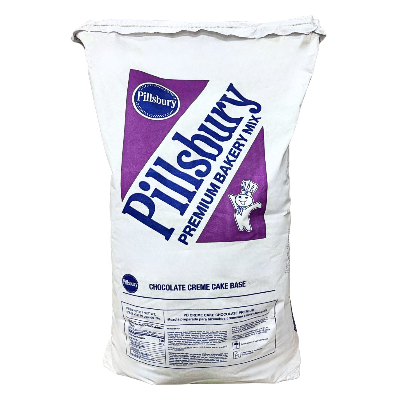 22.6 KG HARINA PILLSBURY PREMIUM CREAMCAKE CHOCOLATE BULTO