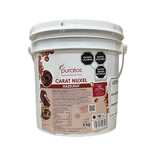 3 KG COBERTURA CARAT NUXEL PURATOS CUBETA