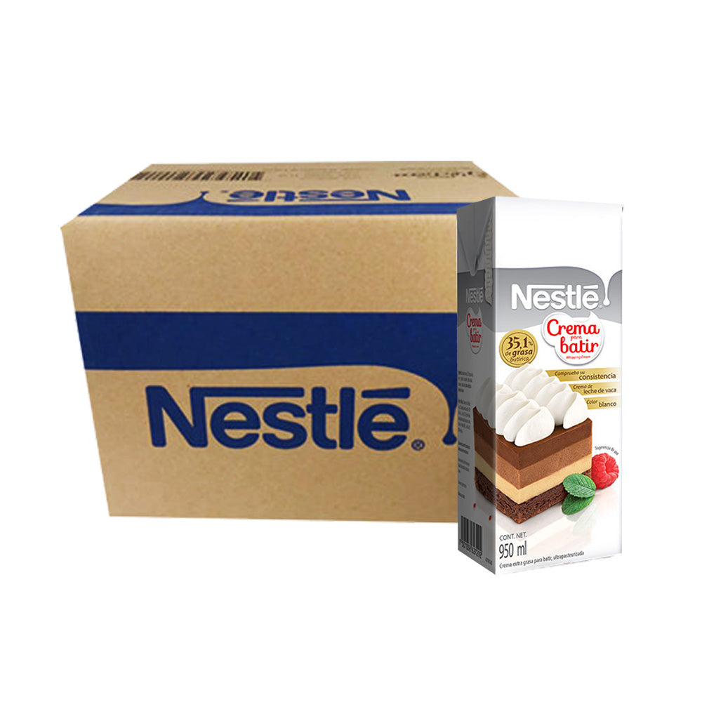 950ML/12 NESTLE CREMA PARA BATIR CAJA