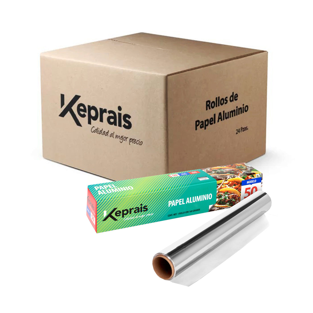 12 PZ/ M50 ALUMINIO KEPRAIS CAJA