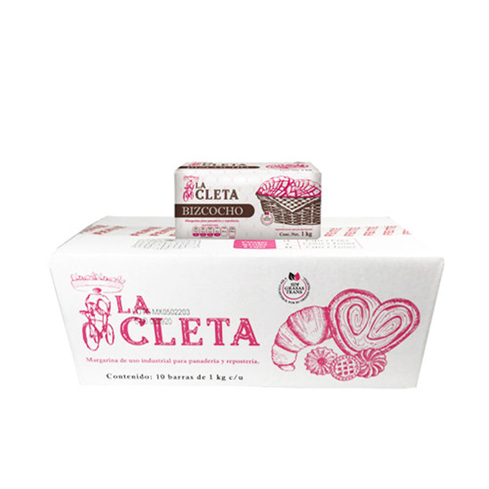 10 KG MARGARINA CLETA BIZCOCHO CAJA &