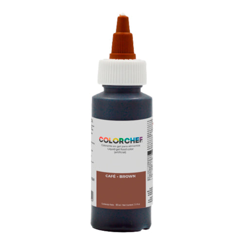 60 ML GEL COLOR CHEF CAFE PIEZA
