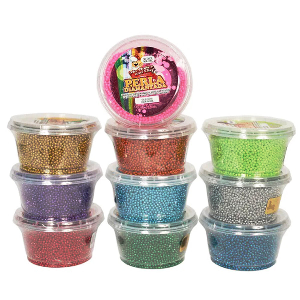 100gr PERLA DIAMANTADA BABY COLORES MA BAKER BOTE