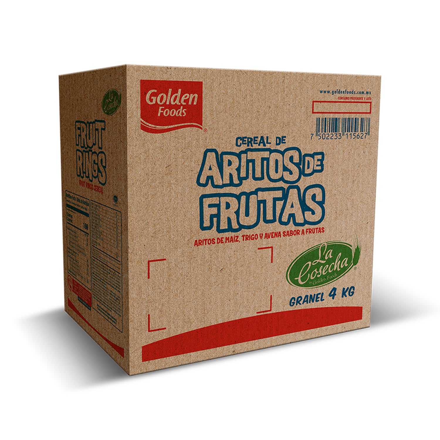 4KG CEREAL GOLDEN FRUTI ROLLS CAJA
