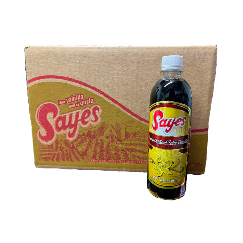 20PZ/500ML ESENCIA SAYES VAINILLA CAJA
