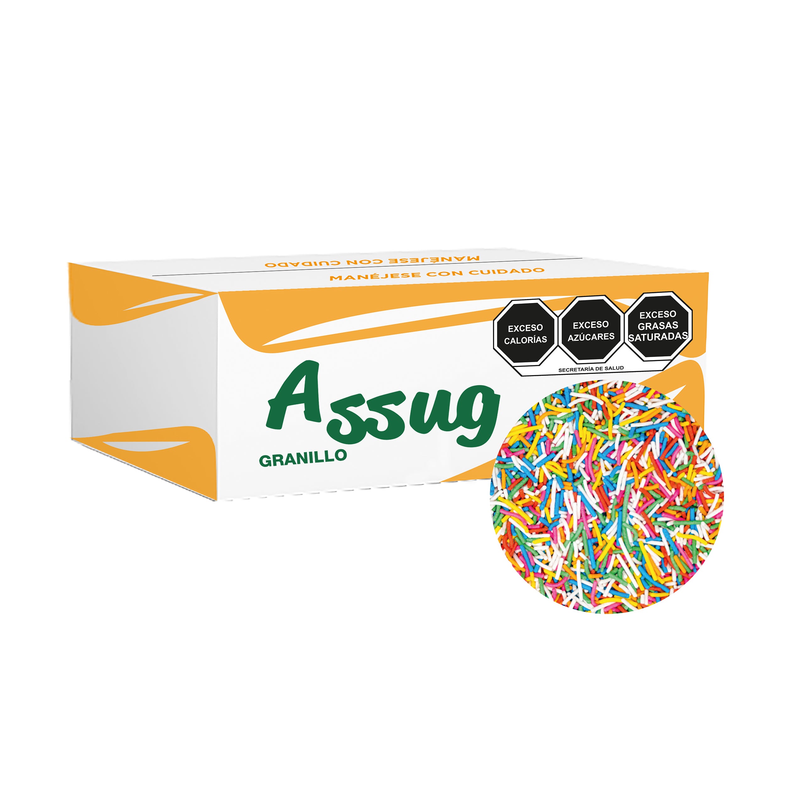 5 KG GRANILLO ASSUG MULTICOLOR CAJA