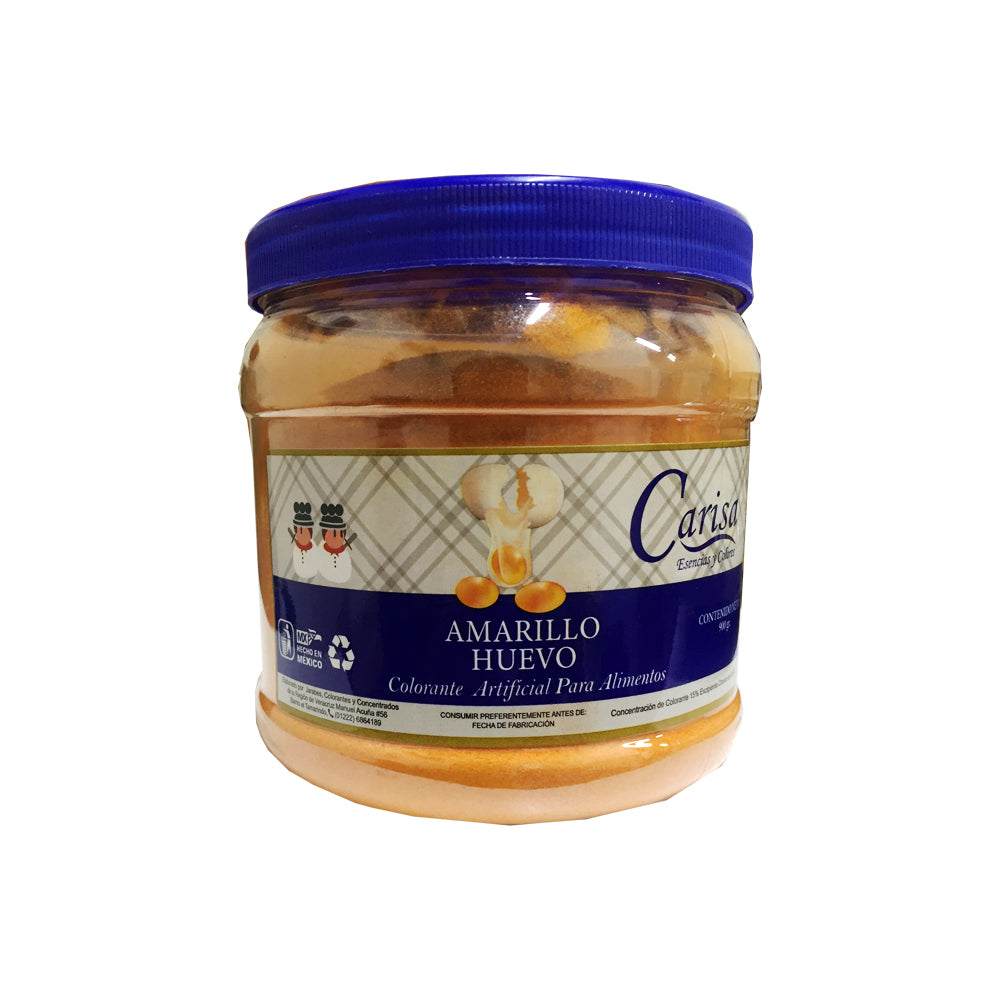 900 GR COLOR CARISA AMARILLO HUEVO BOTE