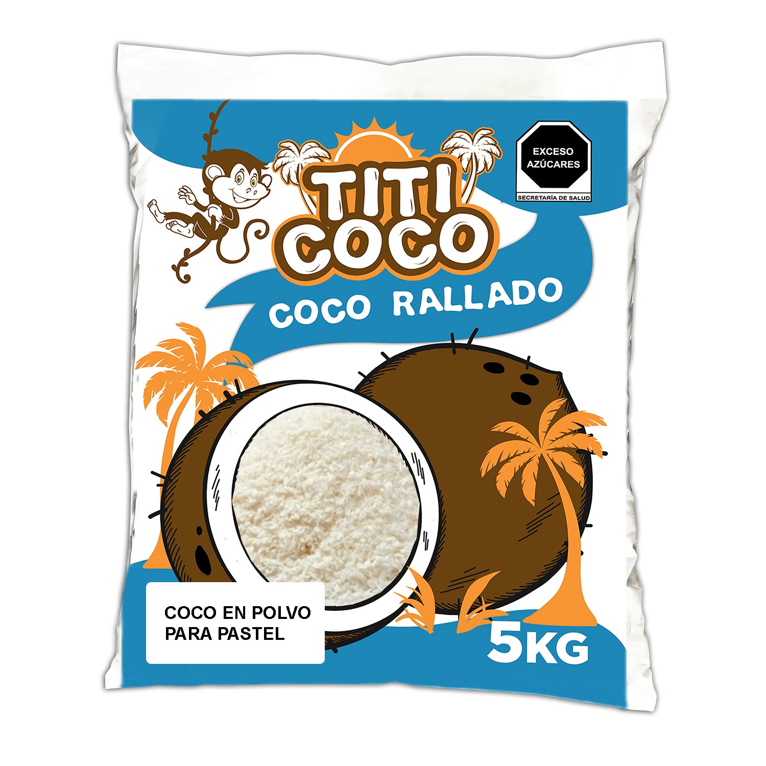 5 KG COCO EN POLVO PARA PASTEL TITI COCO BOLSA