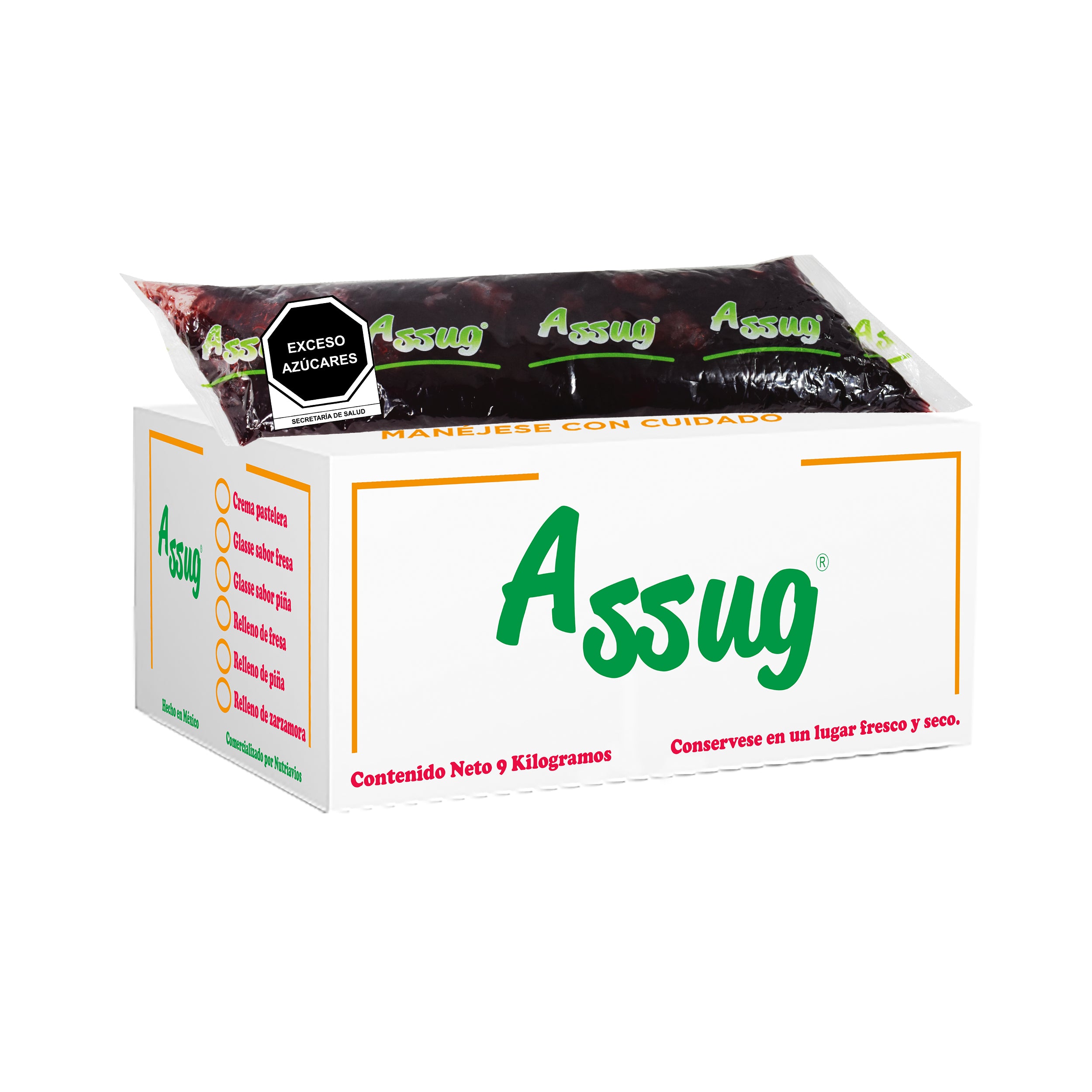 9 KG RELLENO ASSUG ZARZAMORA CAJA