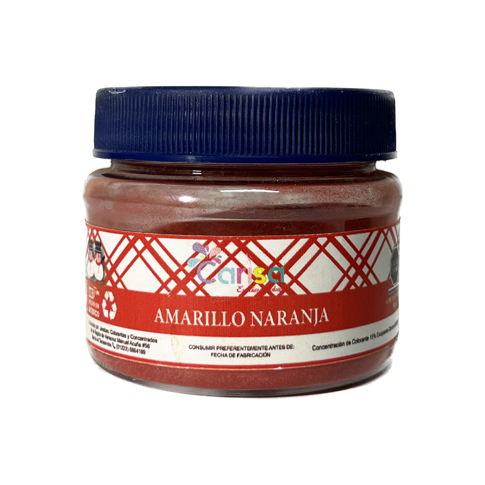 90 GR COLOR CARISA AMARILLO NARANJA BOTE