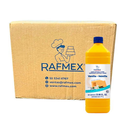 12PZ/1 LT ESENCIA RAFMEX VAINILLA CAJA