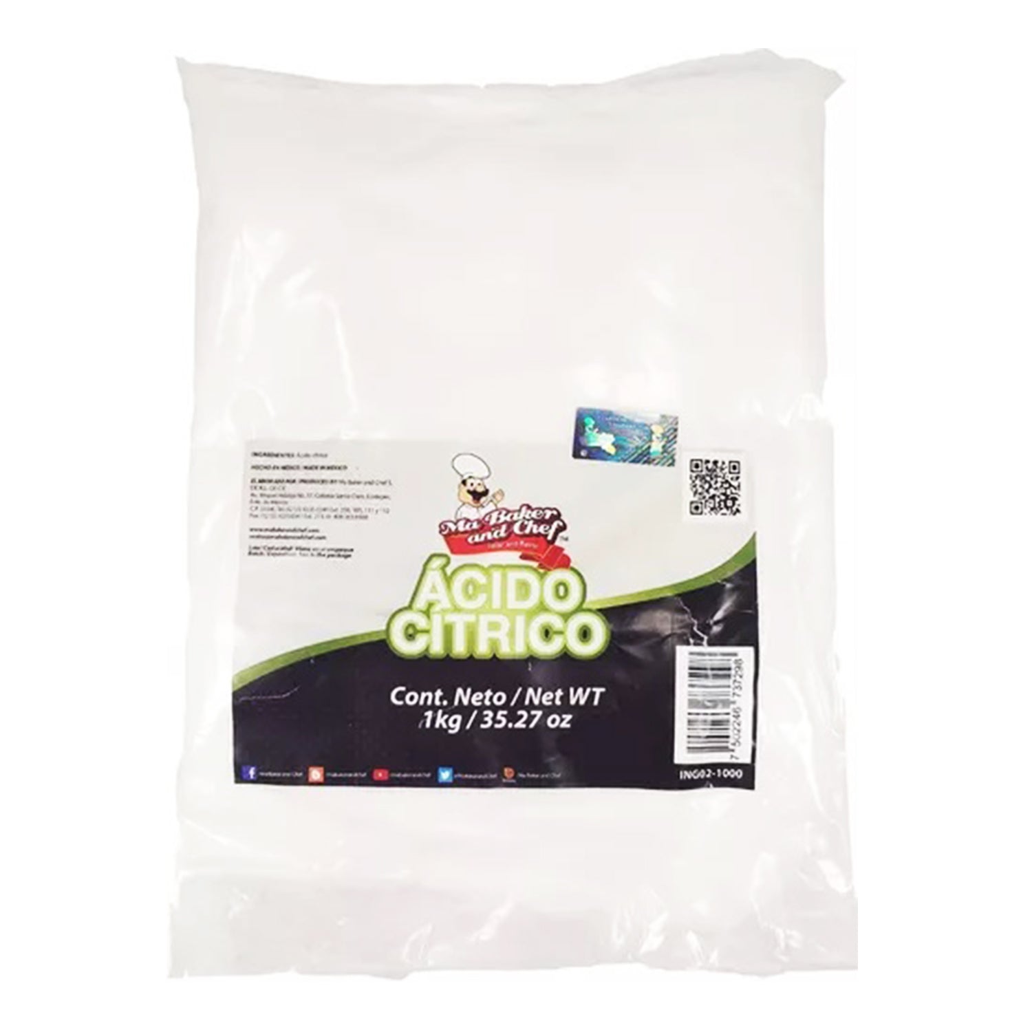 ACIDO CITRICO MA BAKER KILO