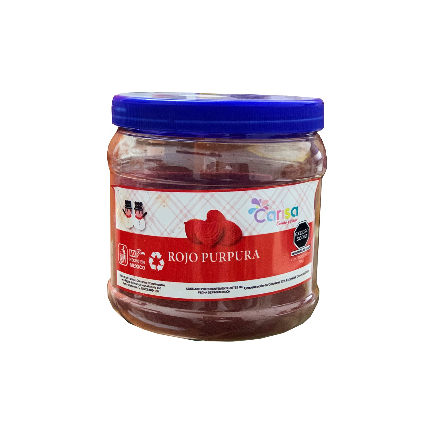 900 GR COLOR CARISA ROJO PURPURA CARISA BOTE