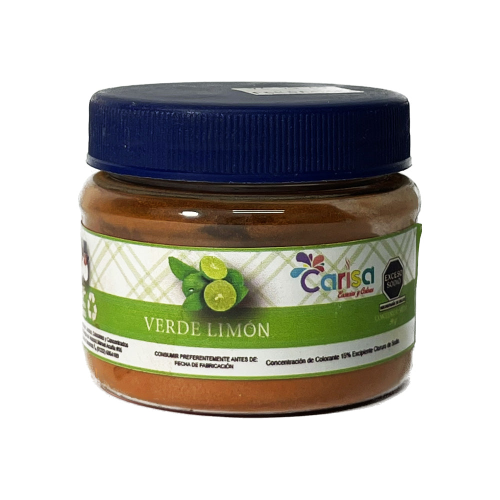90 GR COLOR CARISA VERDE LIMON BOTE