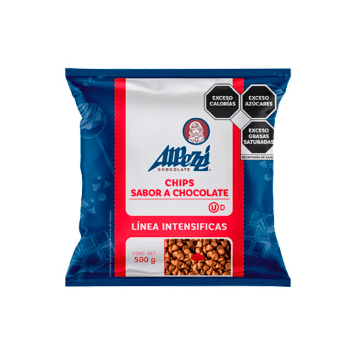 500 GR CHIPS ALPEZZI LACTEO PREMIUM BOLSA