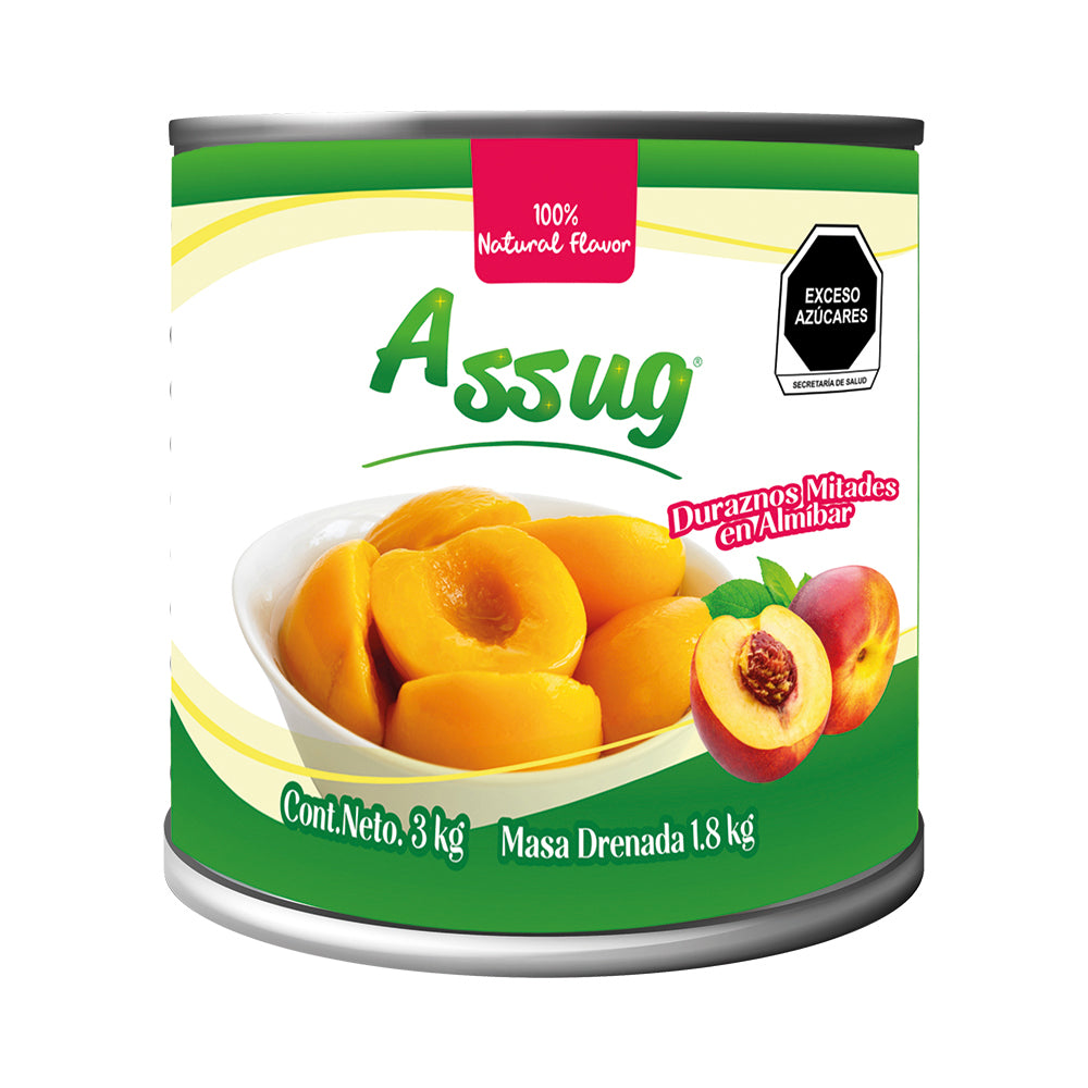 3 KG DURAZNO MITADES ASSUG BOTE