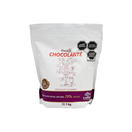 CHOCOLANTÉ EXTRA OSCURO GOTAS 70% KILO