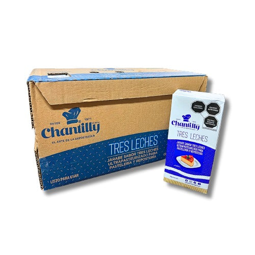 12 PZ/1 LT LECHE 3 LECHES CHANTILLY CAJA