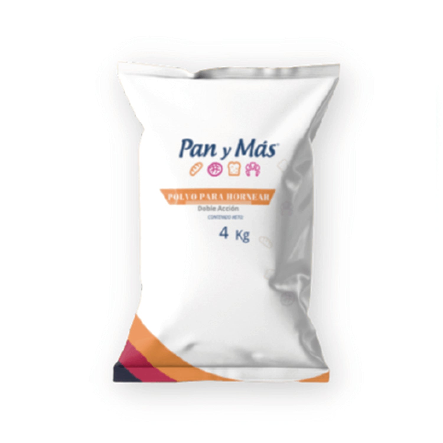 4 KG POLVO PARA HORNEAR PAN Y MAS ACCION DOBLE BOLSA