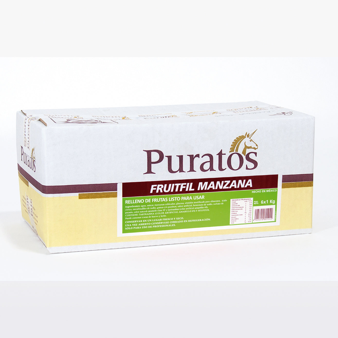 6 KG RELLENO FRUITFIL PURATOS MANZANA CAJA