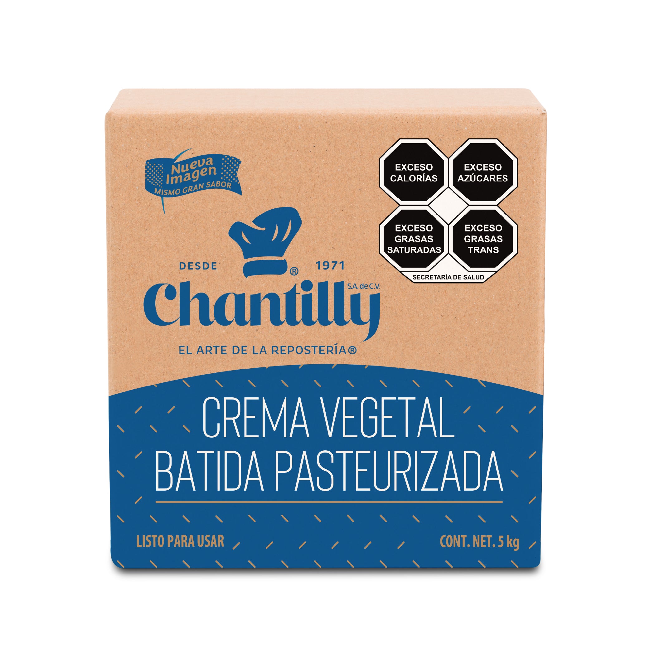 5 KG CREMA BATIDA CHANTILLY CAJA&