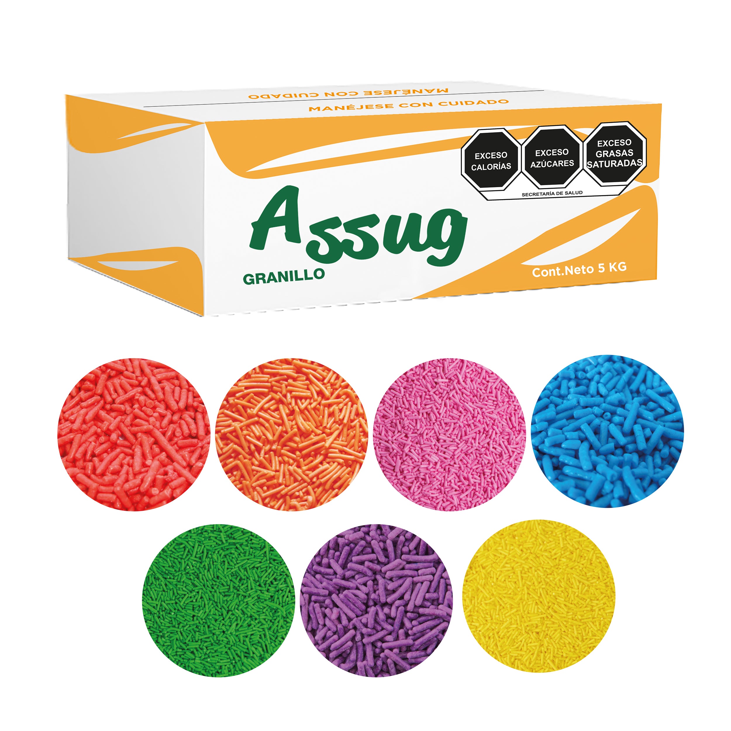 5 KG GRANILLO ASSUG COLOR CAJA