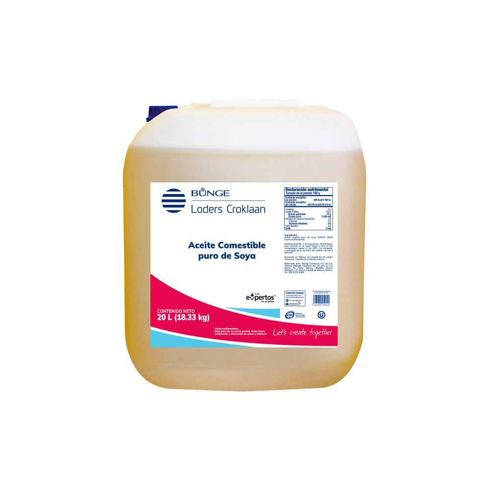 20 LT ACEITE SOYA BUNGE BIDON &