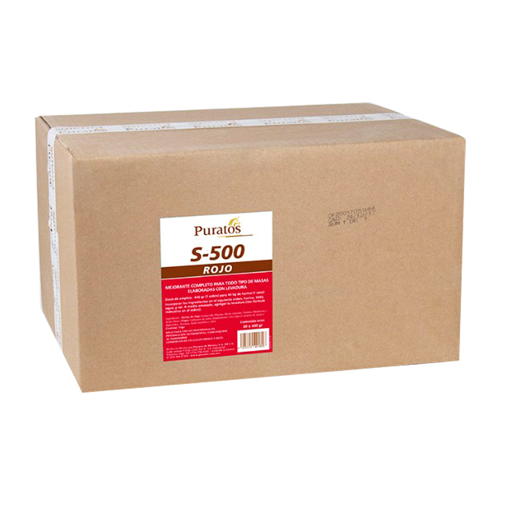 20PZ/440GR MEJORANTE S-500 ROJO CAJA