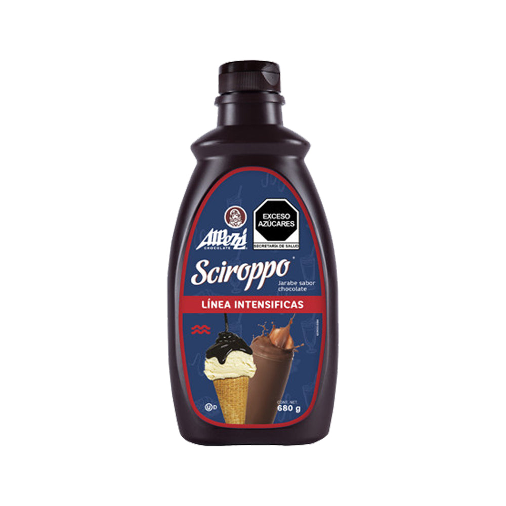 606GR CHOCOLATE ALPEZZI SCIROPPO LIQUIDO PIEZA