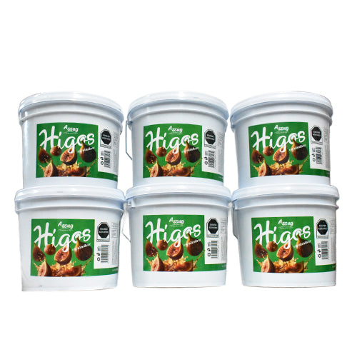 HIGO ENTERO EN ALMIBAR ASSUG 6 CUBETAS DE 5 KG PAQUETE