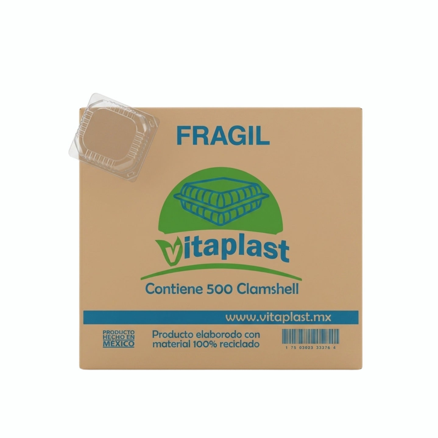 500 PZ BISAGRA 14X14 (HAMBURGUESERO) VITAPLAST CAJA