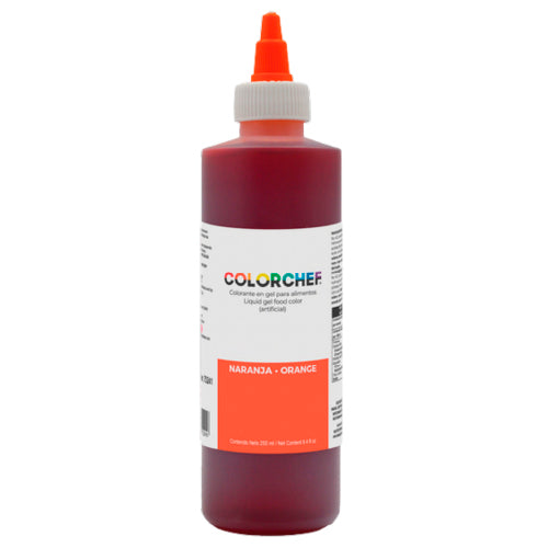 250 ML GEL COLOR CHEF NARANJA PIEZA