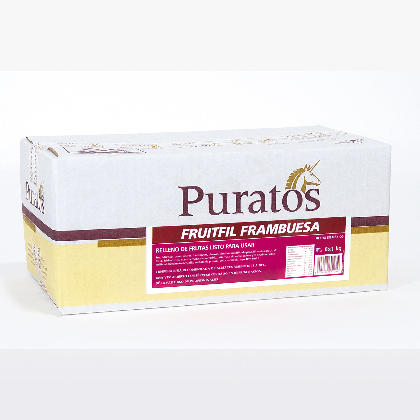 6 KG RELLENO FRUITFIL PURATOS FRAMBUESA CAJA