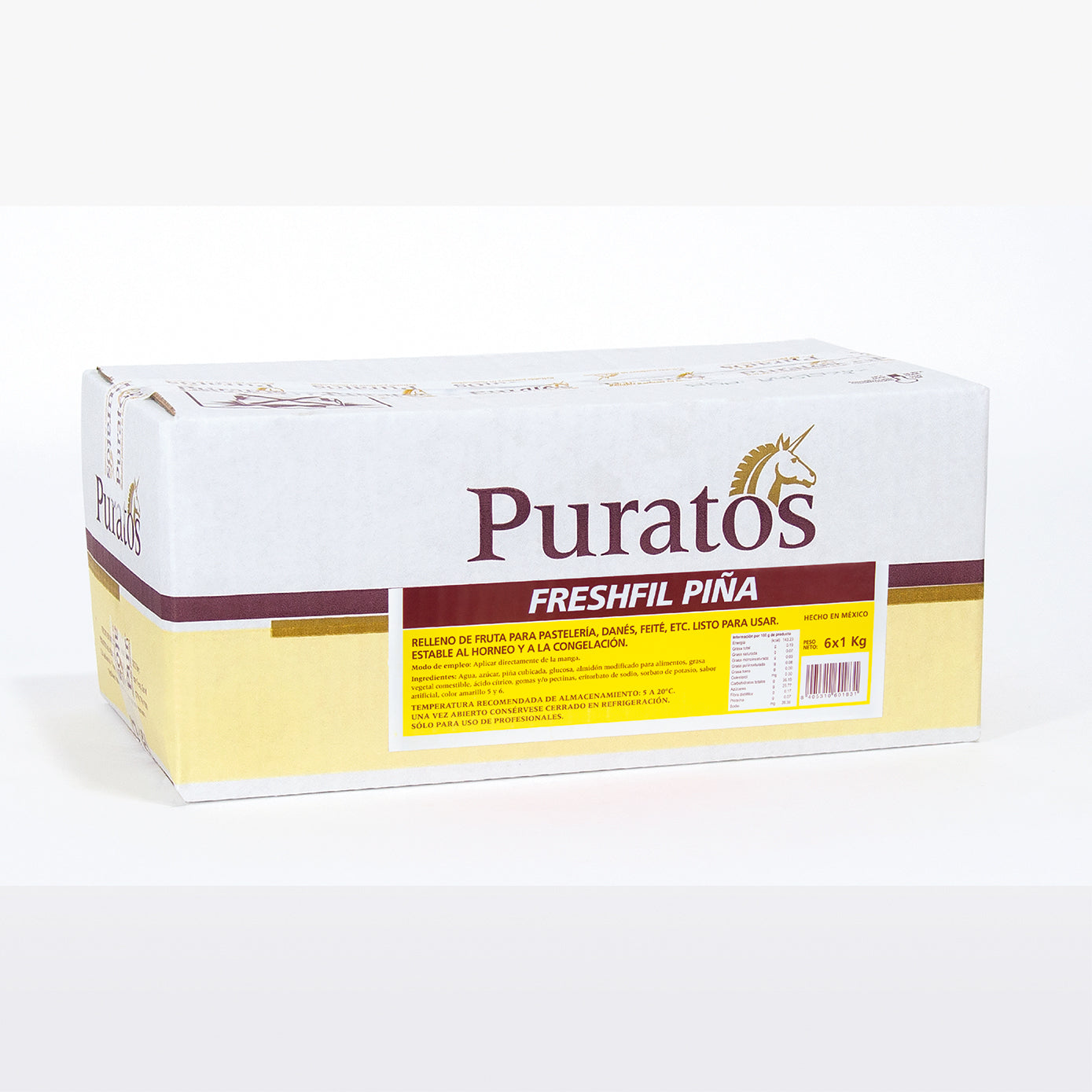 6 KG RELLENO PURATOS FRESHFIL  PIÑA CAJA