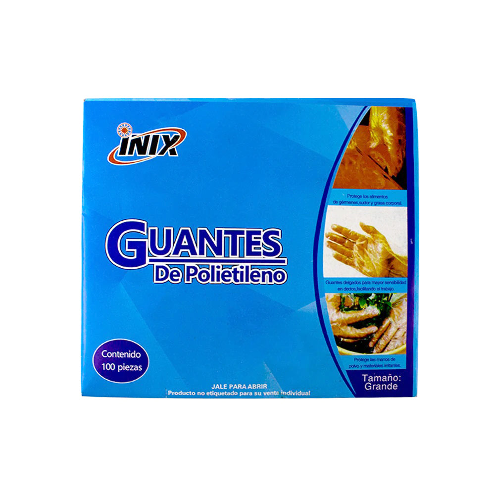 100 PZ GUANTE DESECHABLE POLIPAPEL PAQUETE