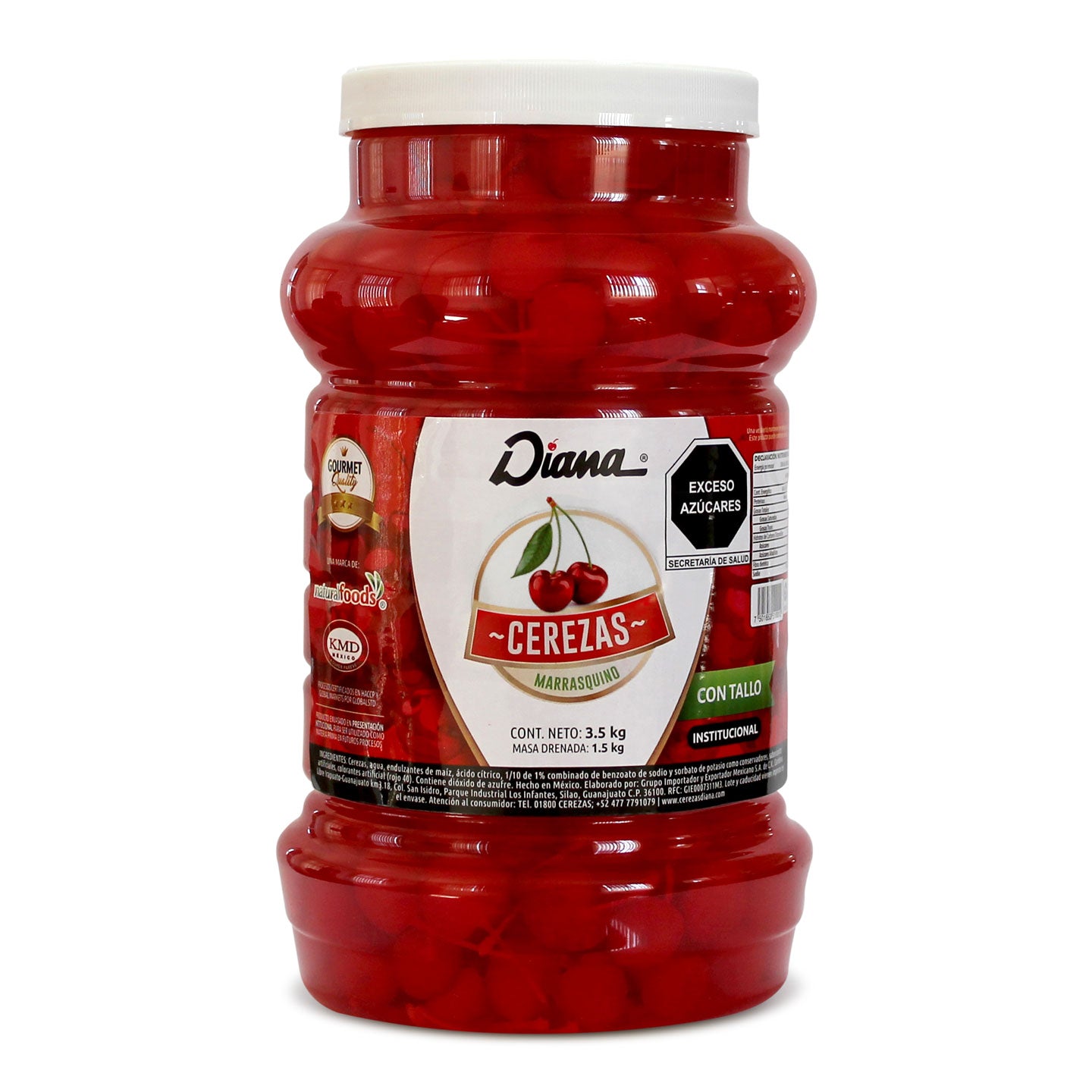3.5 KG. CEREZAS DIANA C/RABO GALON